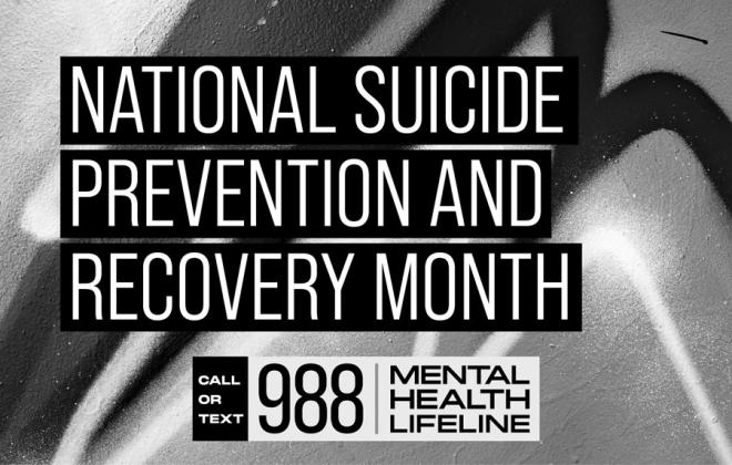 September Recognized As Suicide Prevention And Recovery Month
