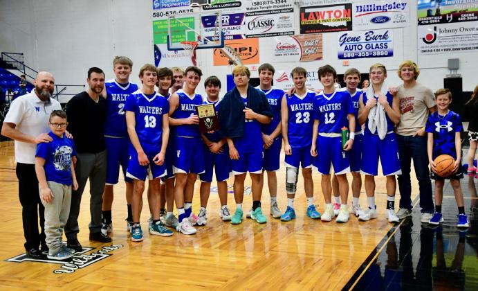 Blue Devils Boys Basketball Team Place Third At Comanche County Tournament