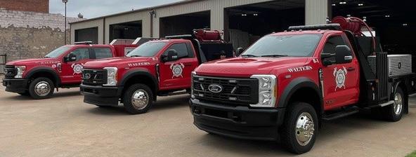 New Rescue Vehicles For Walters Fire Department