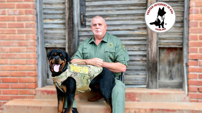 Meet Our July Calendar Celebrity Team: Sheriff Tim King & K9 Axle Of the Cotton County Sheriff’s Office in Oklahoma