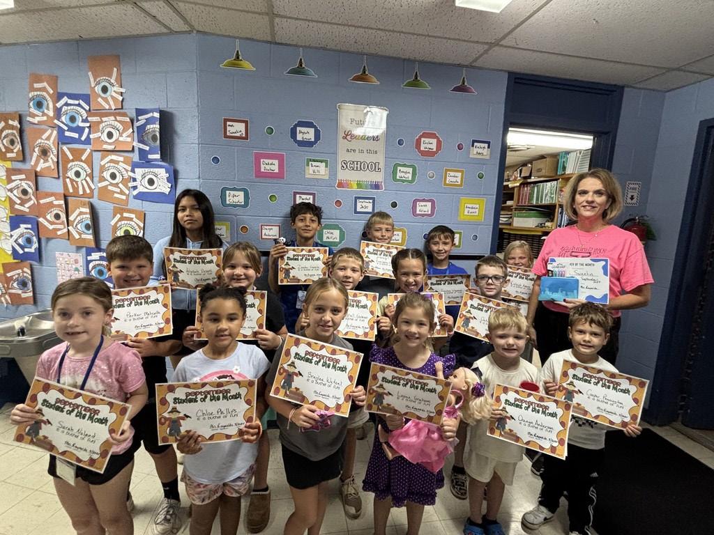 Walters Elementary September 2025 Students & Teacher Of The Month