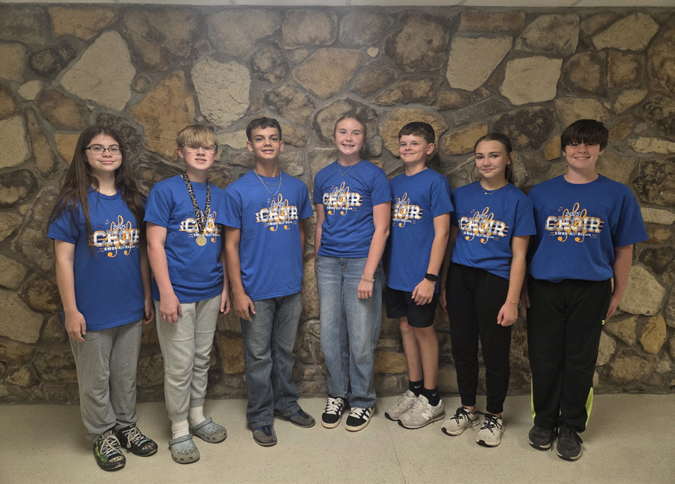 Walters Middle School & High School Vocal Music Students Attend 2025 South West Oklahoma JH & HS All-Region Honor Choirs