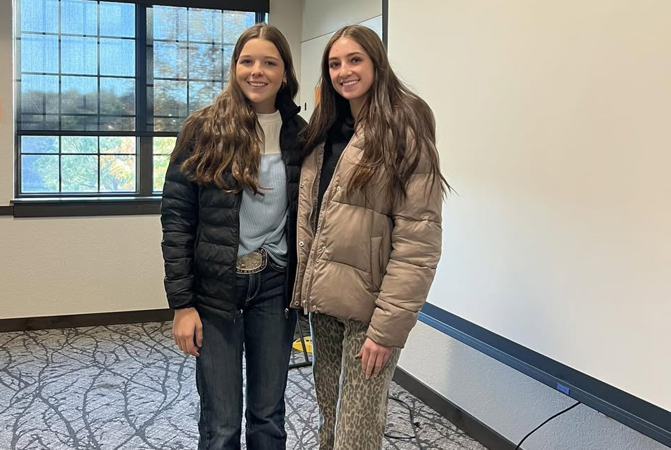 Jayci Fenhaus & Paisley Harrison Attend 4-H Retreat
