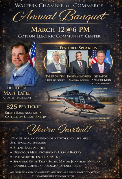 Walters Chamber of Commerce Annual Banquet