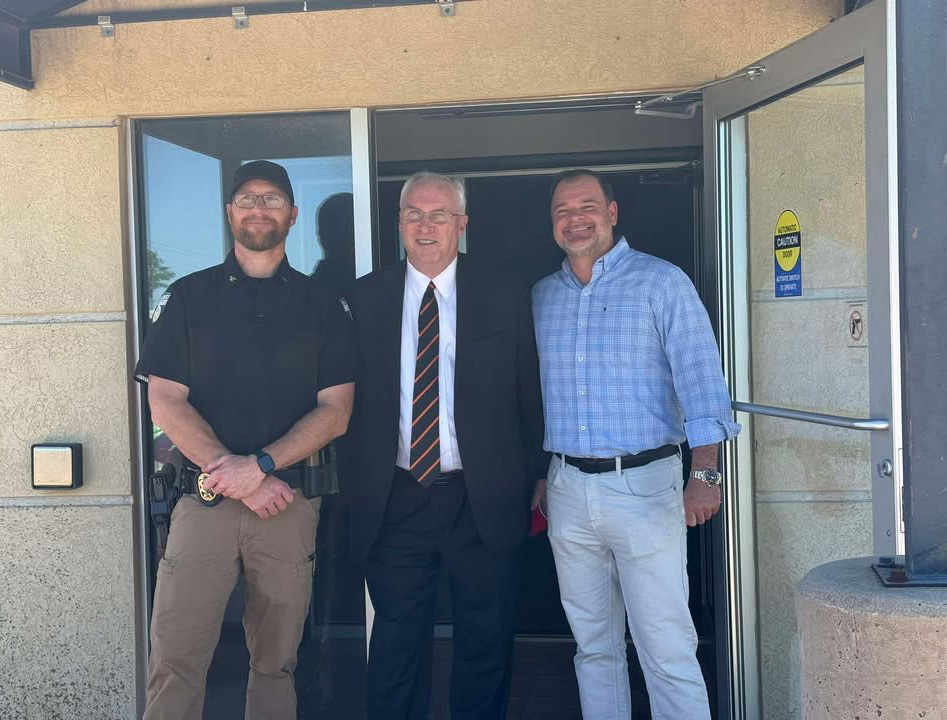 Walter Rotary Club Members Check Out New Police Facilities