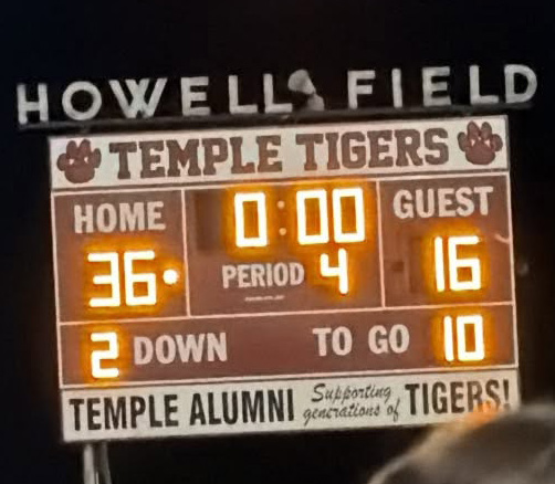 Temple Wins Against Maud 36-16