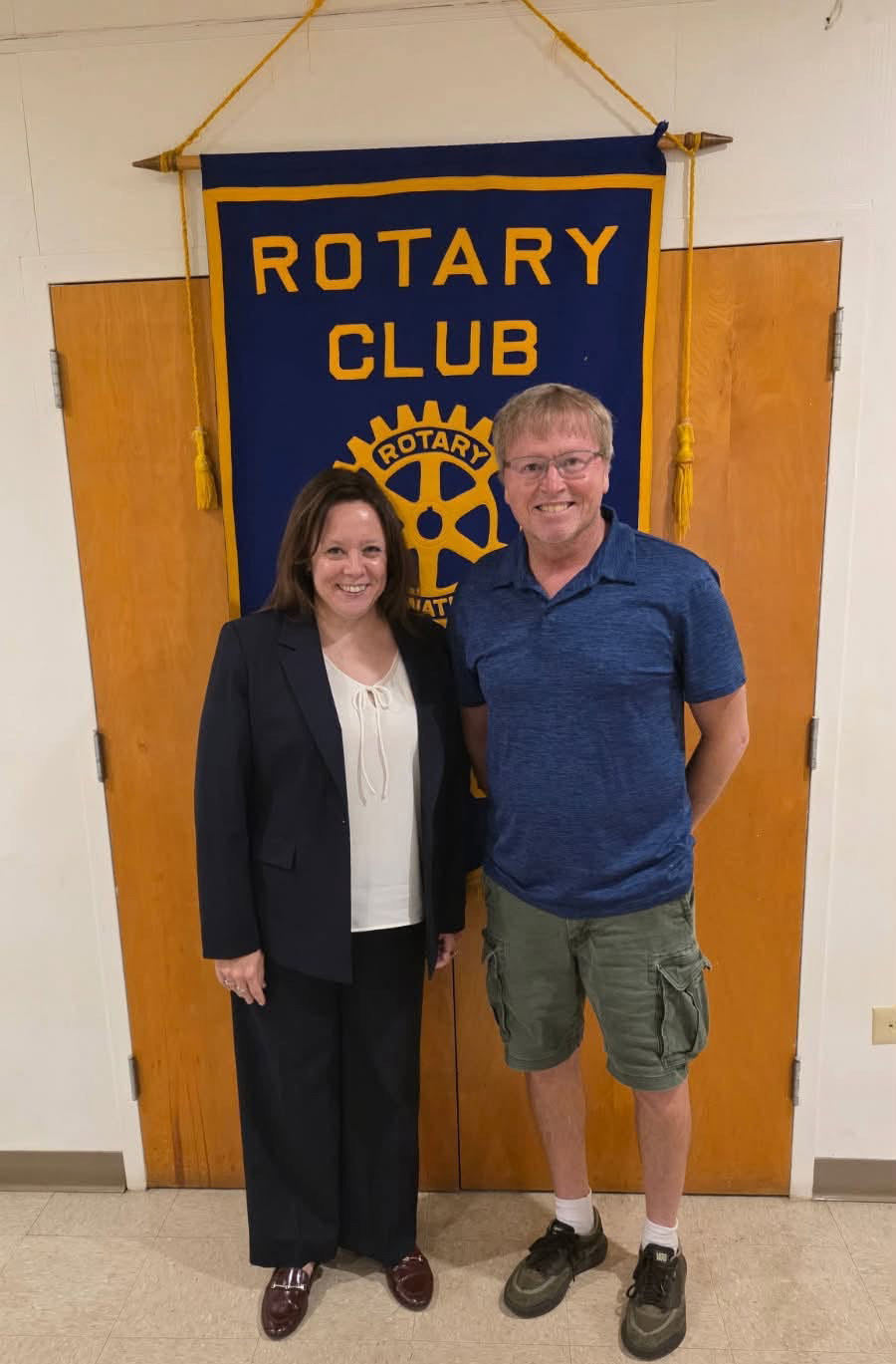 Christine Galbraith Speaks With Rotary