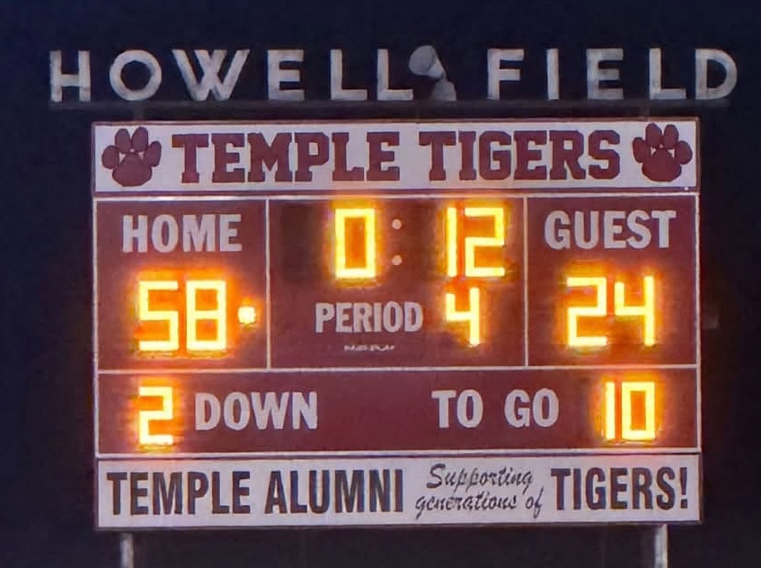 Temple Tigers Win!